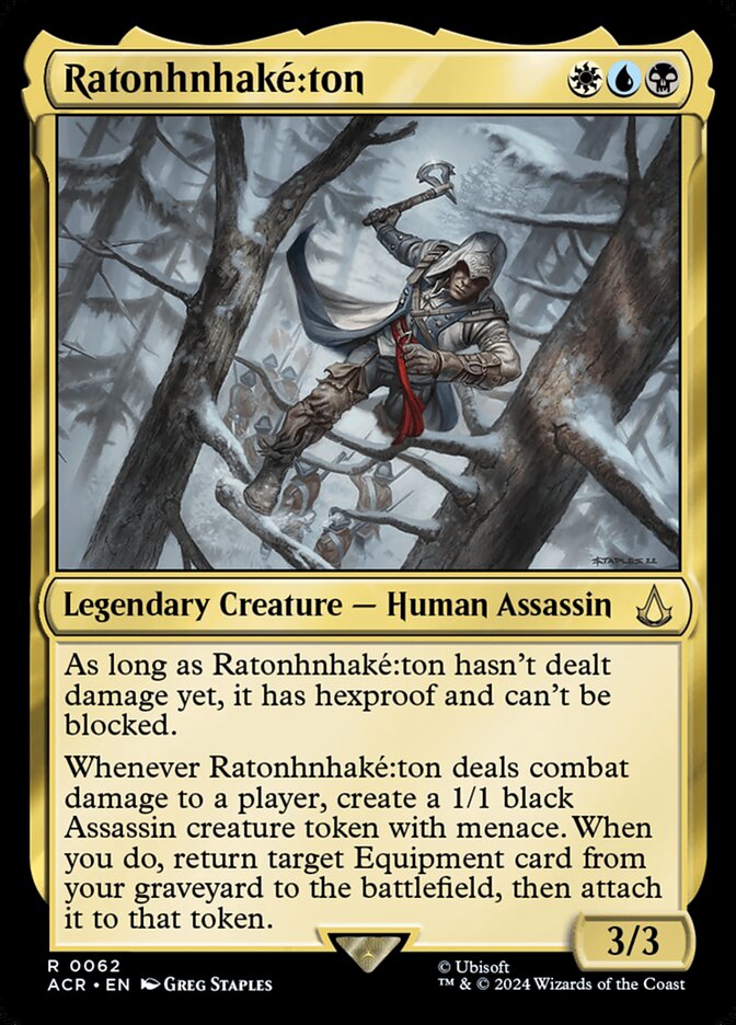 Ratonhnhaké꞉ton 62 (Universes Beyond: Assassin's Creed) 
