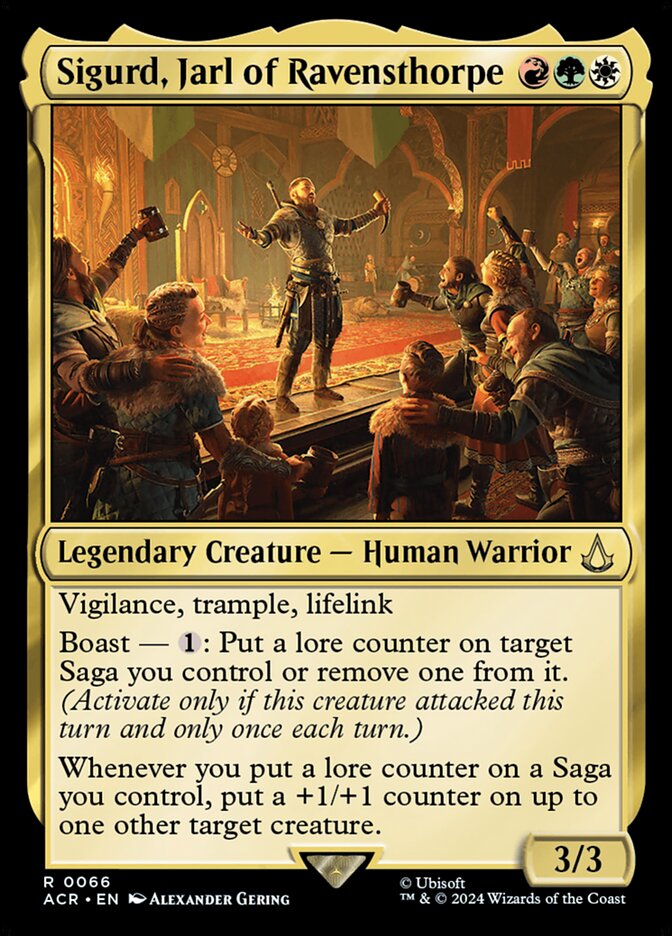 Sigurd, Jarl of Ravensthorpe 66 (Universes Beyond: Assassin's Creed)  - Foil