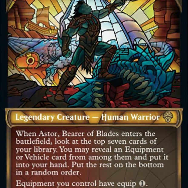 Astor Bearer of Blades Showcase (Dominaria United) 