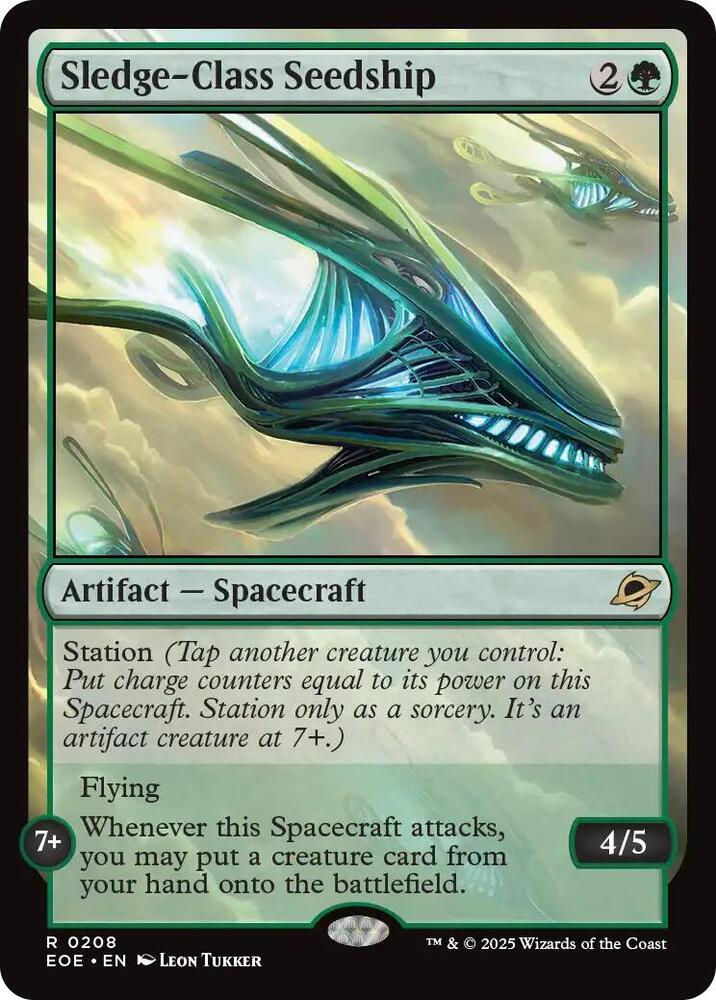 Sledge-Class Seedship 208 (Edge of Eternities)  - Foil