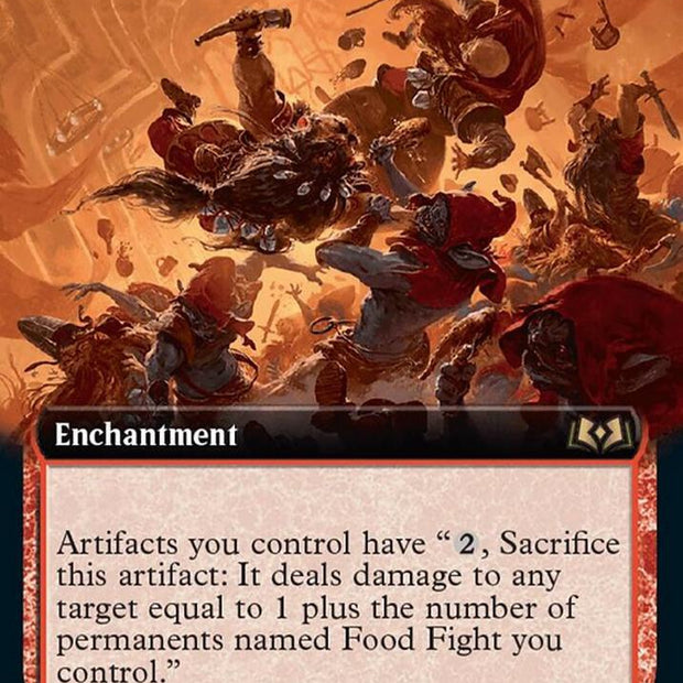 Food Fight 346/276 (Wilds of Eldraine)  - Extended Art