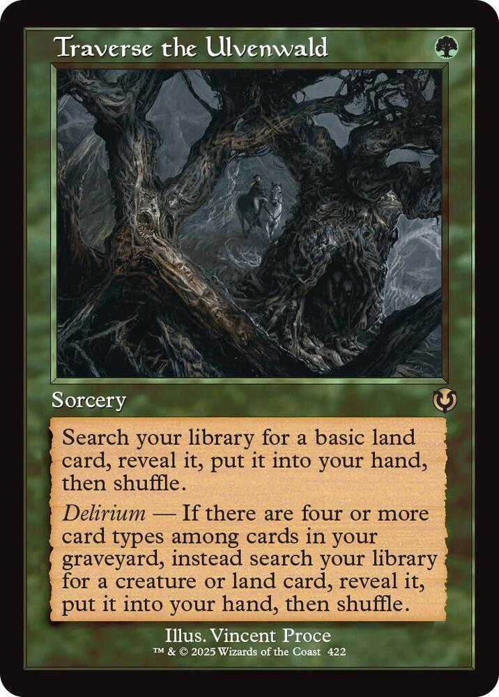 Traverse the Ulvenwald 422/287 (Innistrad Remastered)  - Retro Foil