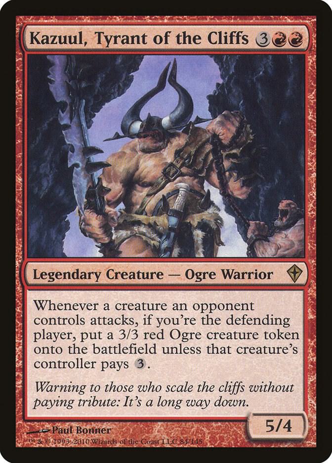 Kazuul Tyrant of the Cliffs 84/145 (Worldwake) 