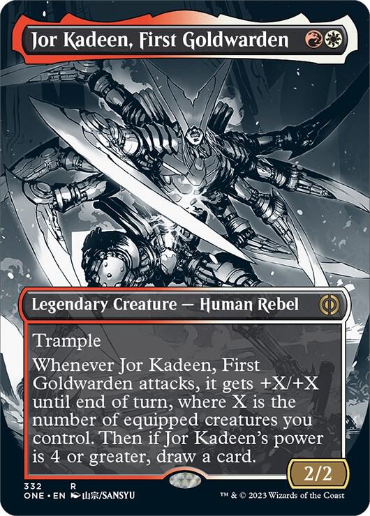 Jor Kadeen, First Goldwarden 332 (Phyrexia: All Will Be One)  - Borderless
