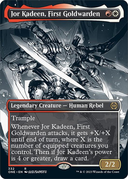 Jor Kadeen, First Goldwarden 332/271 (Phyrexia: All Will Be One)  - Borderless
