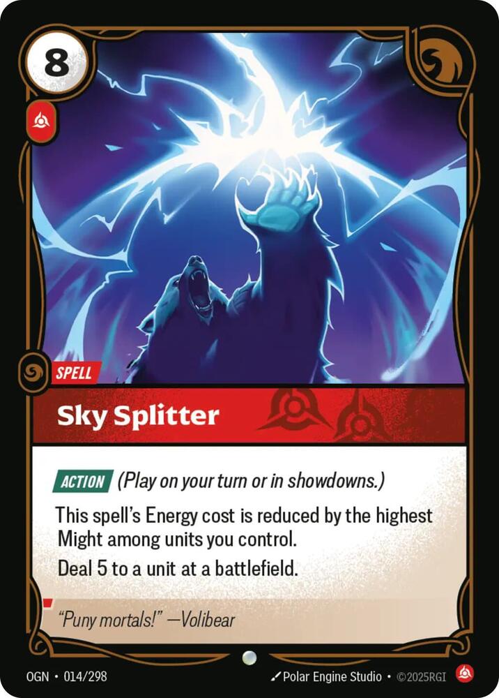 Sky Splitter 14/298 (Origins)  - Foil