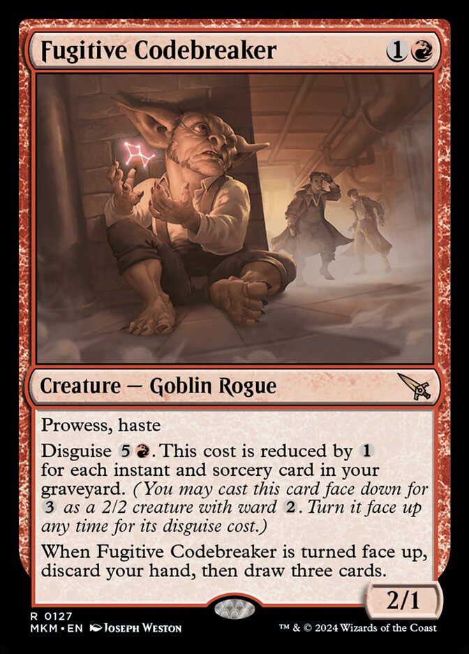 Fugitive Codebreaker 127/286 (Murders at Karlov Manor)  - Foil