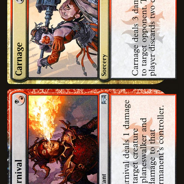 Carnival // Carnage 222/259 (Ravnica Allegiance)  - Foil