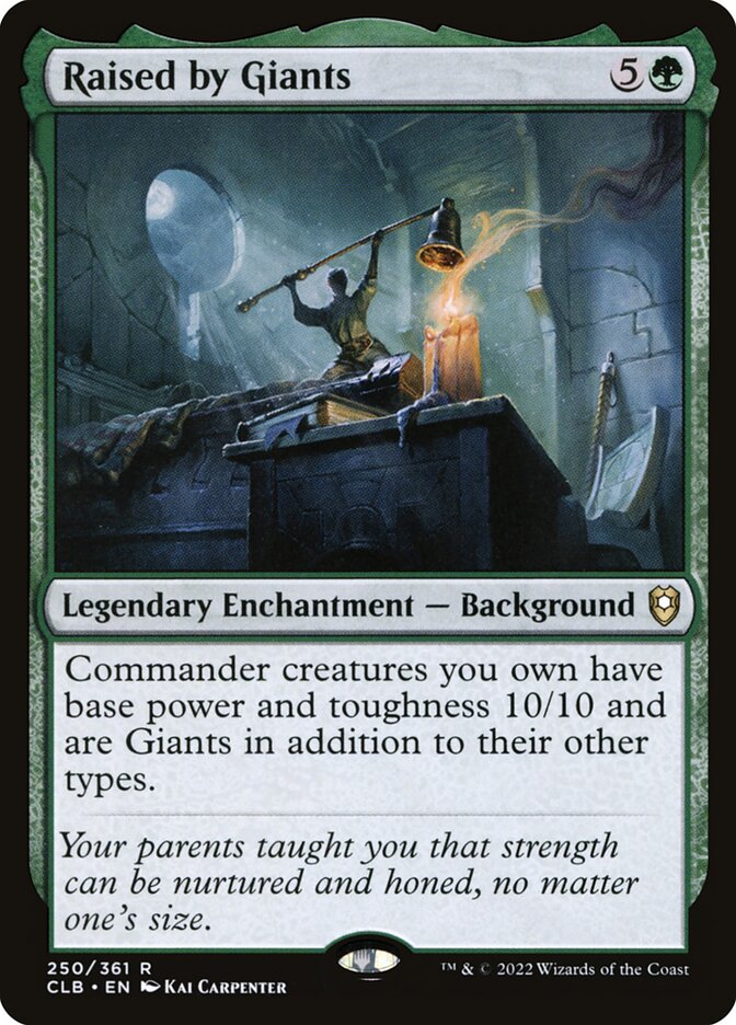Raised by Giants 250/361 (Commander Legends: Battle for Baldur's Gate) 