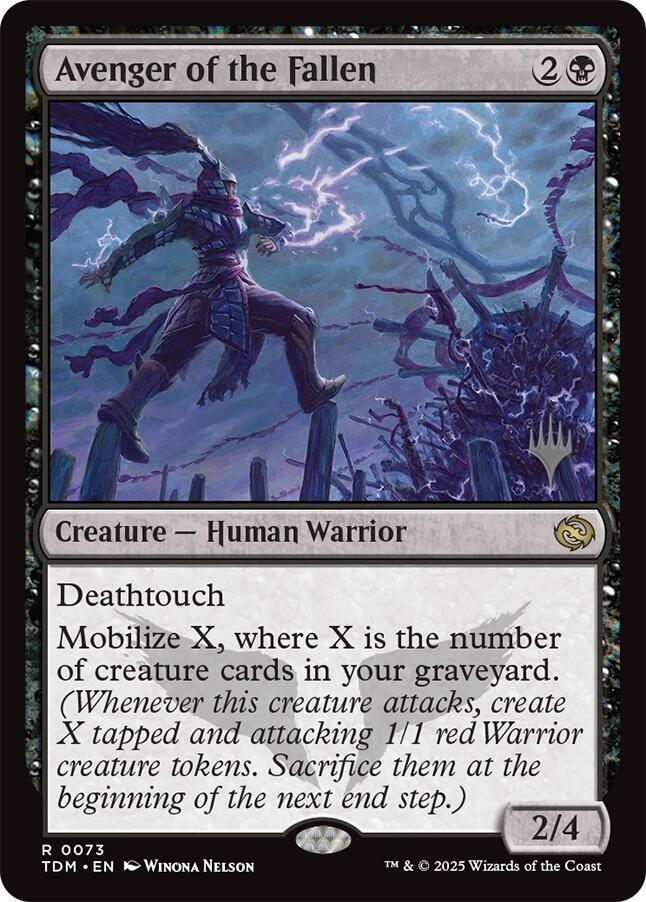 Avenger of the Fallen 73 (Promo Pack: Tarkir: Dragonstorm) 