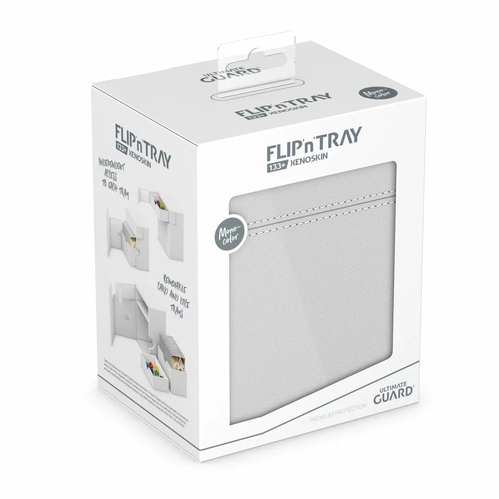 Ultimate Guard: Deck Box – XenoSkin Flip´n´Tray 133+ – White