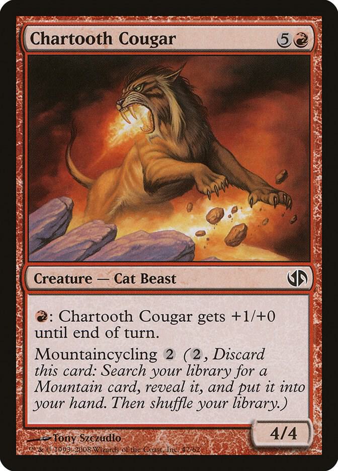 Chartooth Cougar 47/62 (Duel Decks: Jace vs. Chandra) 