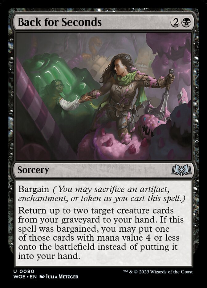 Back for Seconds (Wilds of Eldraine)  - undefined