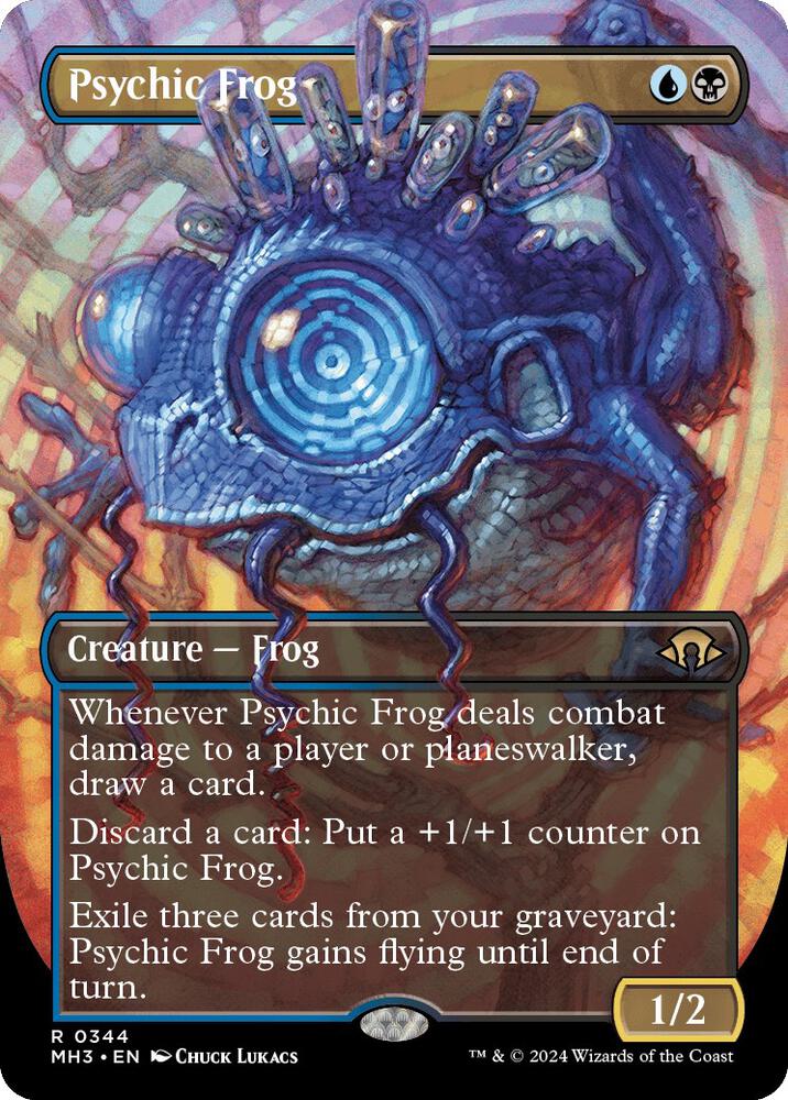 Psychic Frog 344/319 (Modern Horizons 3)  - Borderless