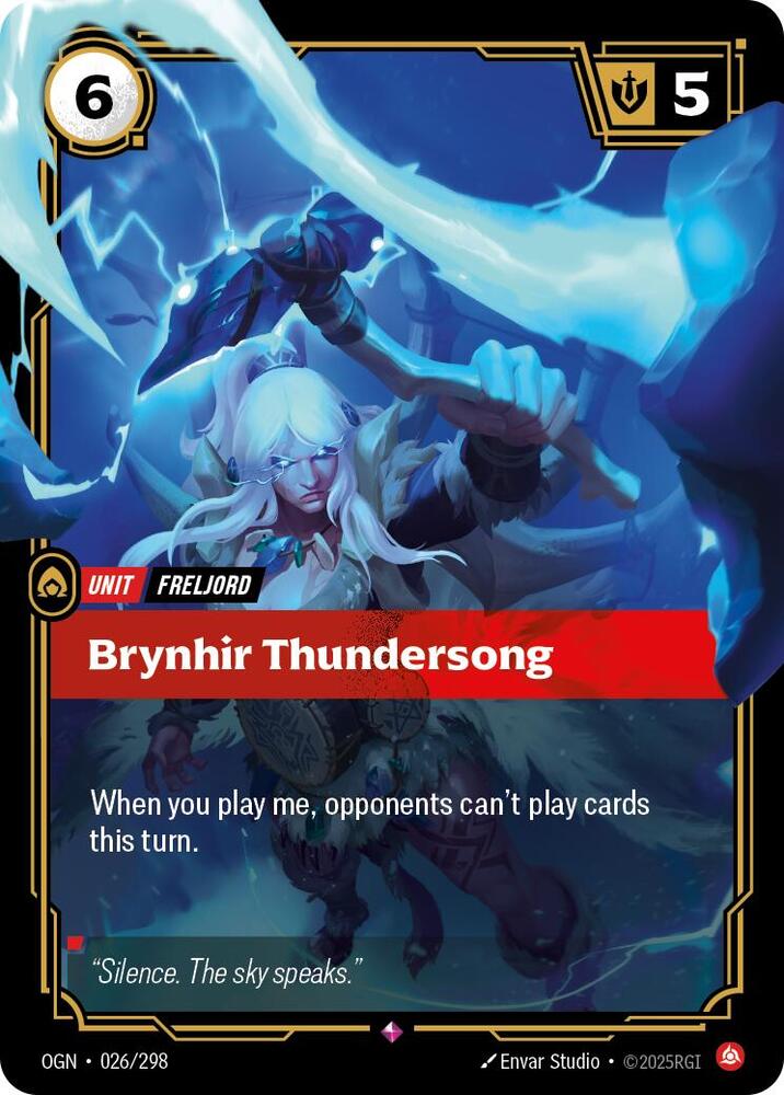 Brynhir Thundersong 26/298 (Origins)  - Foil
