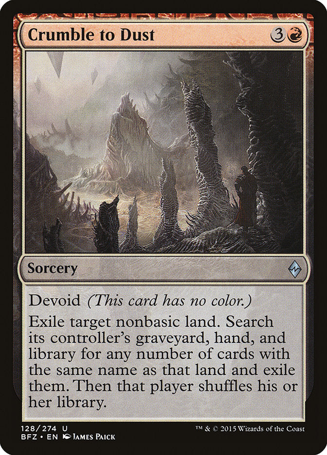 Crumble to Dust 128 (Battle for Zendikar) 