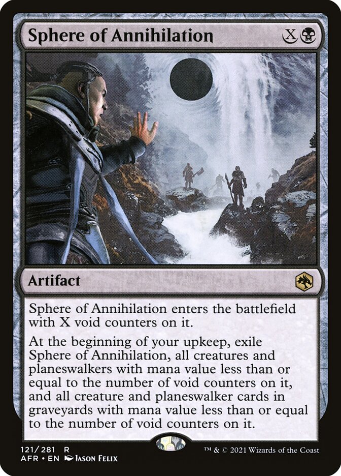 Sphere of Annihilation 121/281 (Adventures in the Forgotten Realms)  - Foil