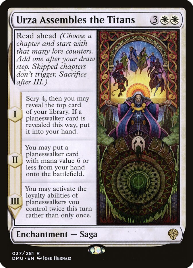 Urza Assembles the Titans 37/281 (Dominaria United) 