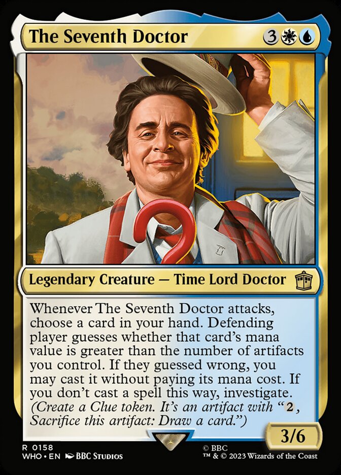 The Seventh Doctor 158 (Universes Beyond: Doctor Who)  - Foil