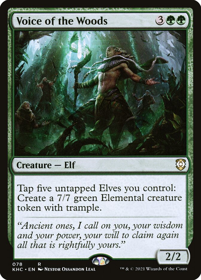 Voice of the Woods 78/1 (Commander: Kaldheim) 