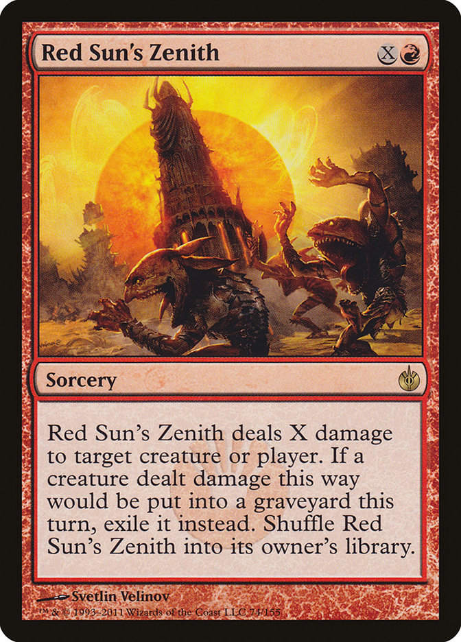 Red Sun's Zenith 74/155 (Mirrodin Besieged) 