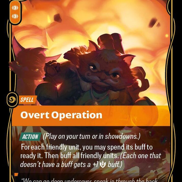 Overt Operation (Origins)  - Foil