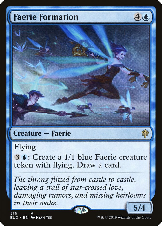 Faerie Formation 316/269 (Throne of Eldraine) 