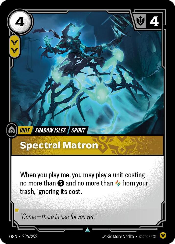 Spectral Matron 226/298 (Origins) 