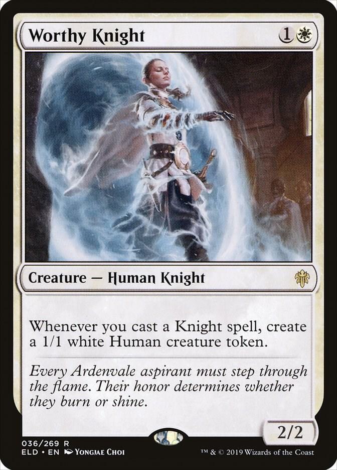 Worthy Knight 36/269 (Throne of Eldraine)  - Foil
