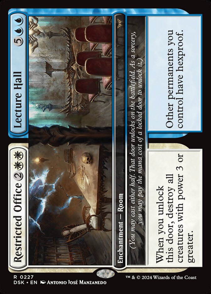 Restricted Office // Lecture Hall 227 (Duskmourn: House of Horror)  - Foil