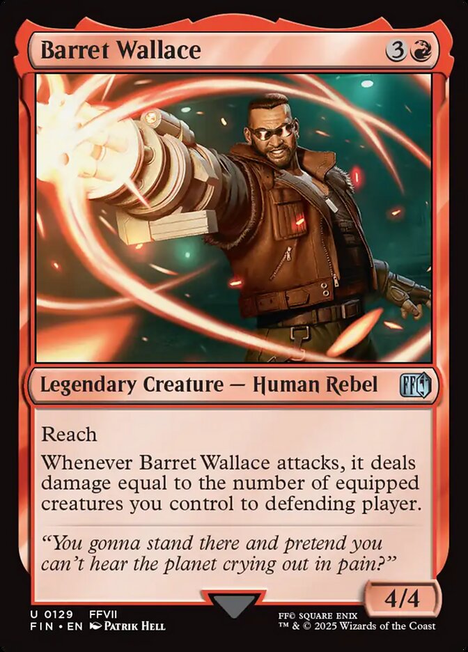 Barret Wallace 129/309 (FINAL FANTASY)  - Foil