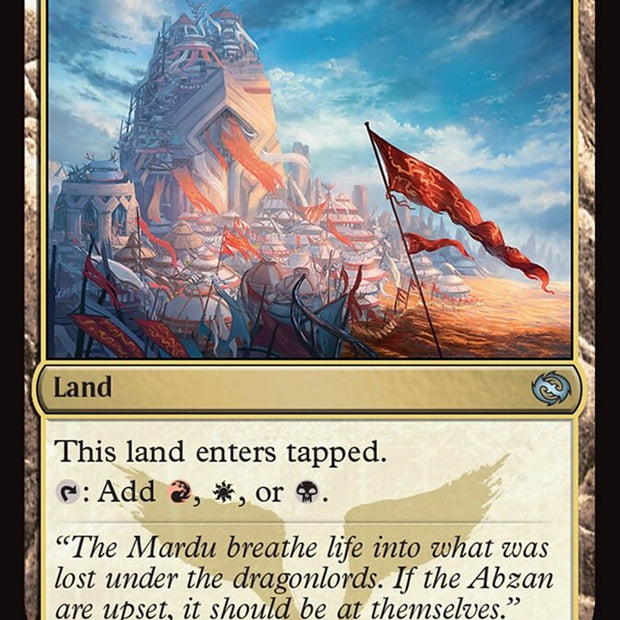 Nomad Outpost (Tarkir: Dragonstorm)  - Foil
