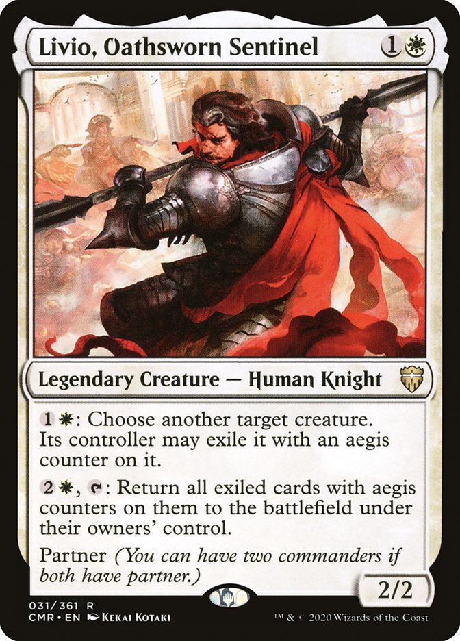 Livio, Oathsworn Sentinel 31 (Commander Legends)  - Foil
