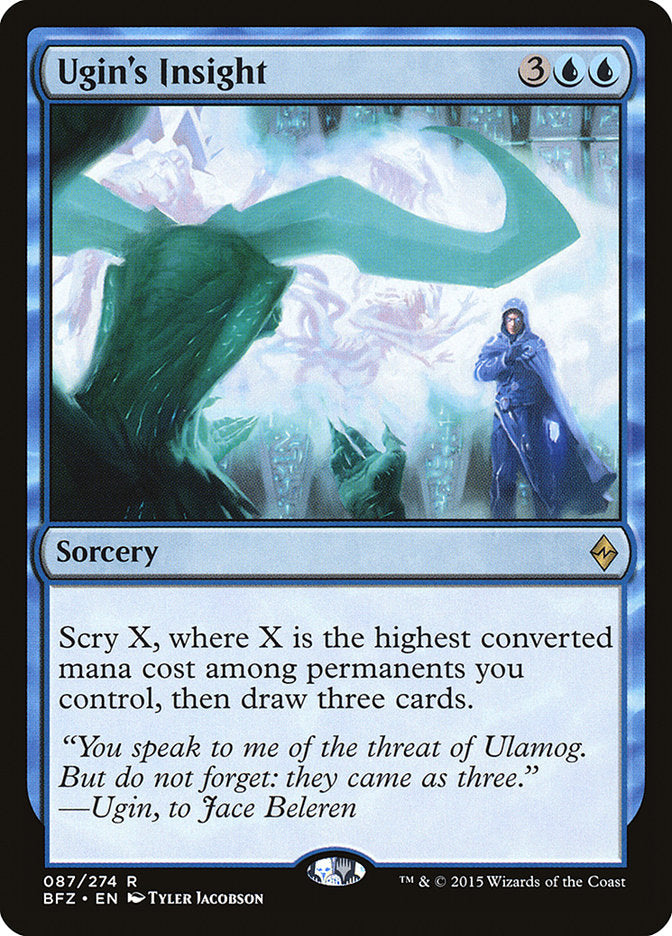 Ugin's Insight 87 (Battle for Zendikar) 