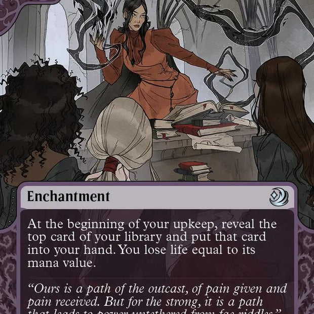 Dark Tutelage 28/63 (Wilds of Eldraine: Enchanting Tales)  - Showcase