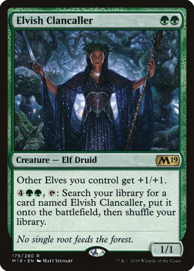 Elvish Clancaller 179 (Core Set 2019) 
