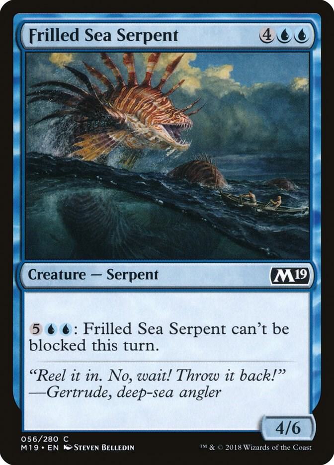 Frilled Sea Serpent 56/280 (Core Set 2019) 