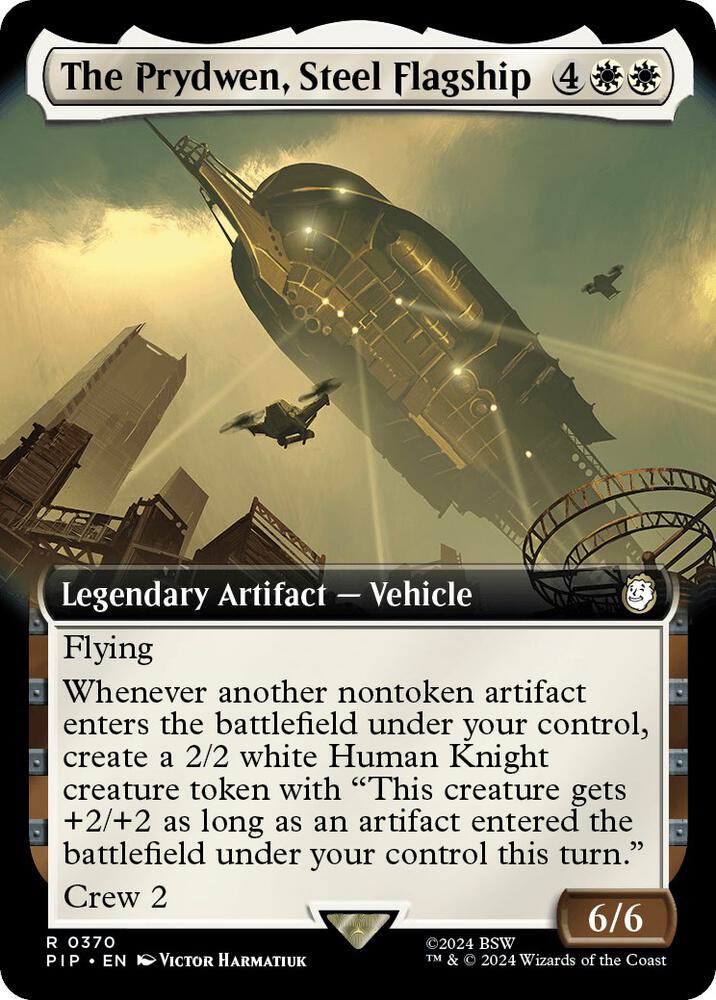 The Prydwen, Steel Flagship 370/326 (Universes Beyond: Fallout)  - Extended Art