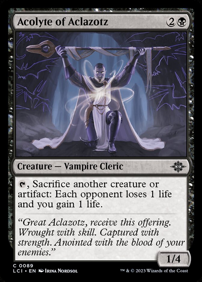Acolyte of Aclazotz (The Lost Caverns of Ixalan) 