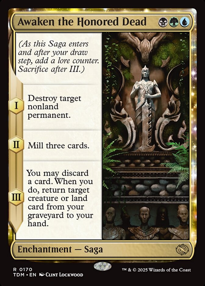 Awaken the Honored Dead 170 (Tarkir: Dragonstorm)  - Foil