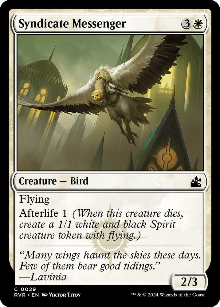 Syndicate Messenger 29/291 (Ravnica Remastered) 