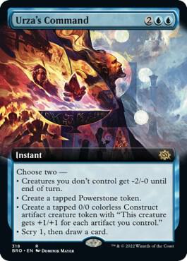 Urzas Command Extended Art 318 (The Brothers' War) 