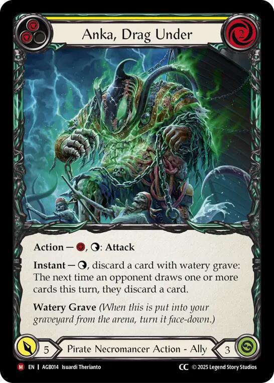 Anka, Drag Under (CC Tag) AGB014 (Armory Deck: Gravy Bones) 