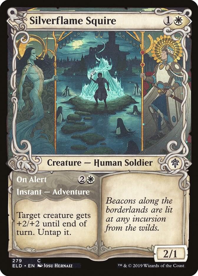 Silverflame Squire // On Alert 279/269 (Throne of Eldraine)  - Showcase