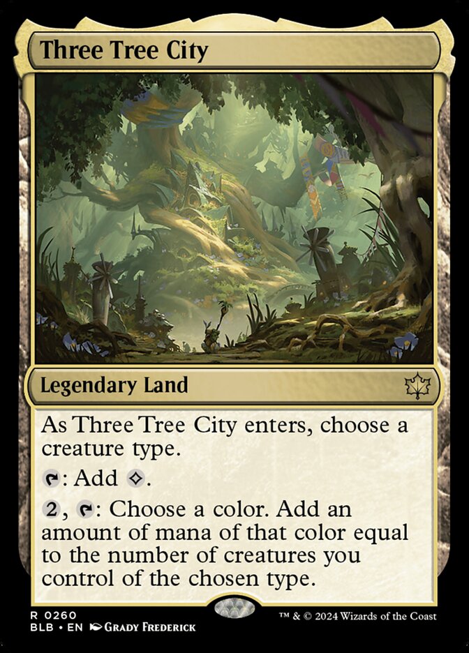 Three Tree City 260 (Bloomburrow)  - Foil