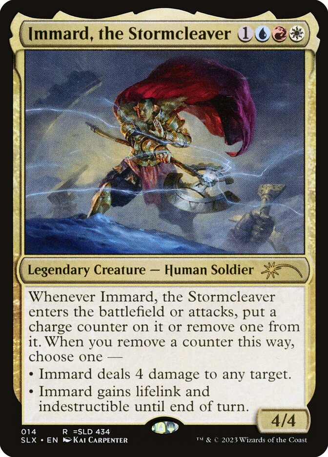 Immard, the Stormcleaver 14/32 (SLX Cards) 