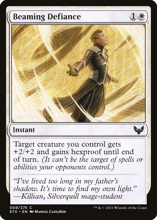 Beaming Defiance 9/275 (Strixhaven: School of Mages) 