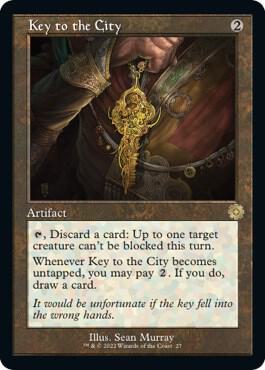 Key to the City 27/63 (The Brothers' War: Retro Frame Artifacts) 