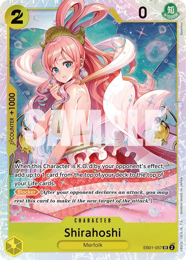 Shirahoshi EB01-057 (Extra Booster: Memorial Collection)  - Foil