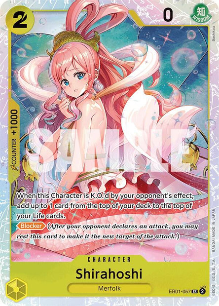 Shirahoshi EB01-057 (Extra Booster: Memorial Collection)  - Foil